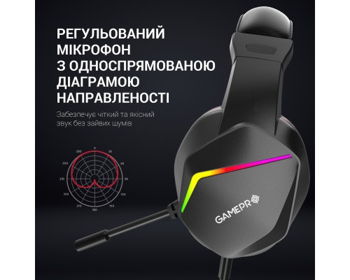 Навушники GamePro HS311 RGB Black/Red (HS311)