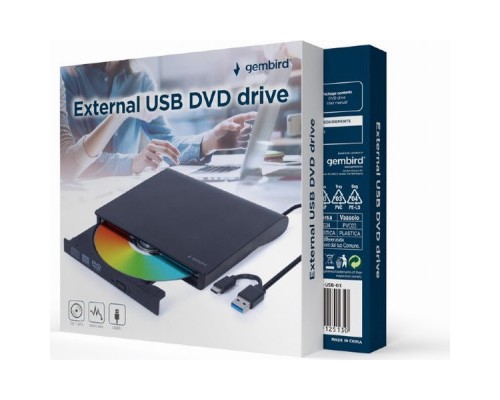 Оптичний привід DVD-RW Gembird DVD-USB-03