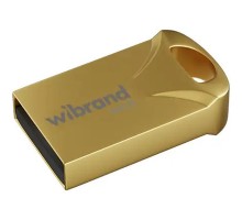 USB флеш накопичувач Wibrand 64GB Hawk Gold USB 2.0 (WI2.0/HA64M1G)