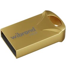 USB флеш накопичувач Wibrand 64GB Hawk Gold USB 2.0 (WI2.0/HA64M1G)