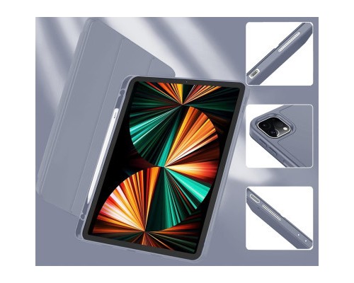 Чохол до планшета BeCover Tri Fold Hard TPU Apple iPad Pro 11 2020/2021/2022 Purple (711114)