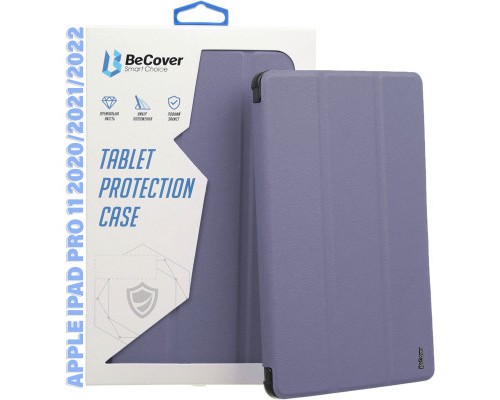 Чохол до планшета BeCover Tri Fold Hard TPU Apple iPad Pro 11 2020/2021/2022 Purple (711114)