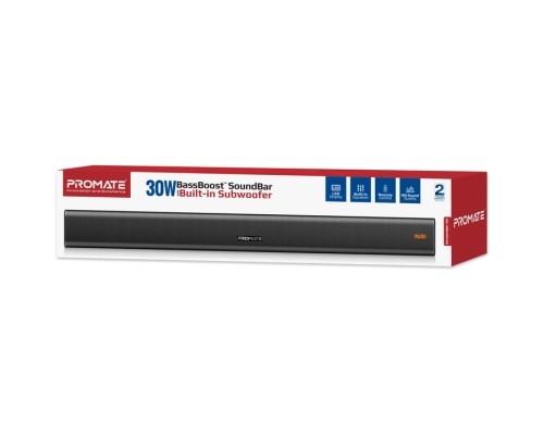 Акустична система Promate StreamBar-30 Black (streambar-30.black)