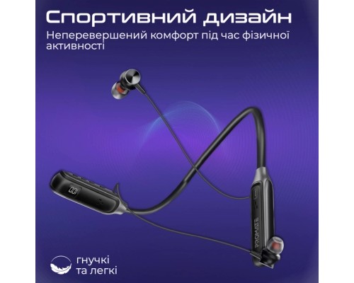 Навушники Promate Leap Black (leap.black)
