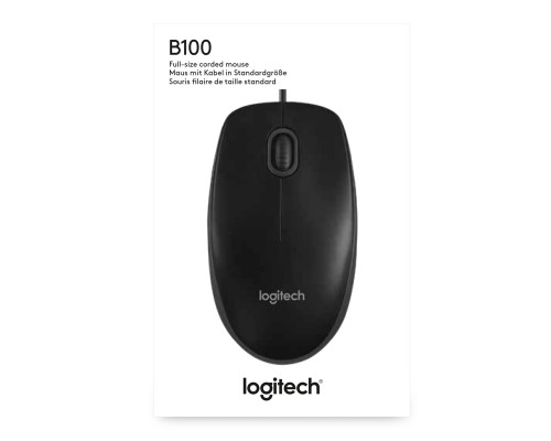 Мишка Logitech B100 Black (910-003357)