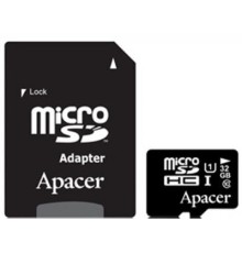 Карта пам'яті Apacer 32GB microSDHC UHS-I Class10 w/ 1 Adapter RP (AP32GMCSH10U1-R)