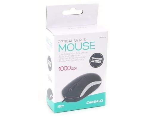 Мишка Omega OM-07 3D optical white (OM07VW)