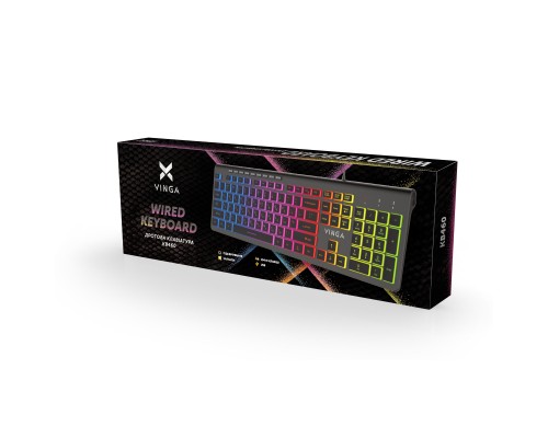 Клавіатура Vinga KB-460 Black