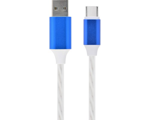 Дата кабель USB 2.0 AM to Type-C 1.0m 2A Cablexpert (CC-USB-CMLED-1M)