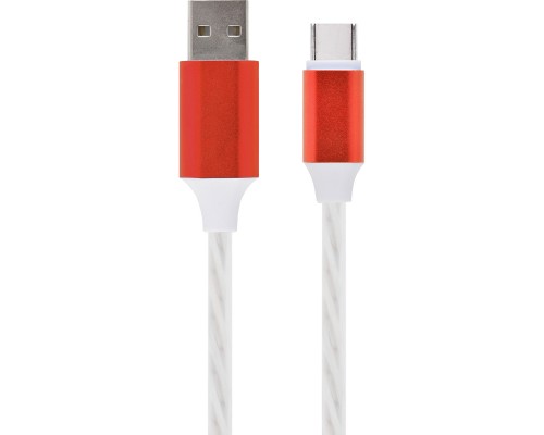 Дата кабель USB 2.0 AM to Type-C 1.0m 2A Cablexpert (CC-USB-CMLED-1M)