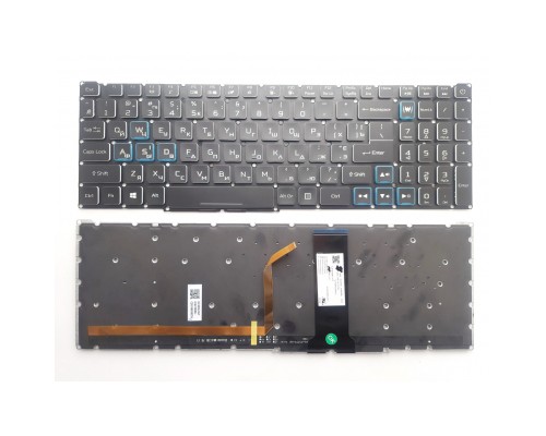Клавіатура ноутбука Acer Nitro 4 AN515-43/AN515-54/AN517-51/AN715-51 черна з кольор п (A46210)