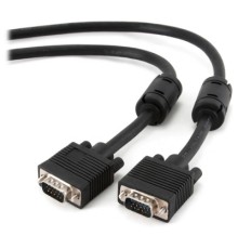 Кабель мультимедійний VGA 1.5m Premium 3+ 9C HD15M, 2 shields, 2 ferrits Cablexpert (CCB-PPVGA-1.5M)