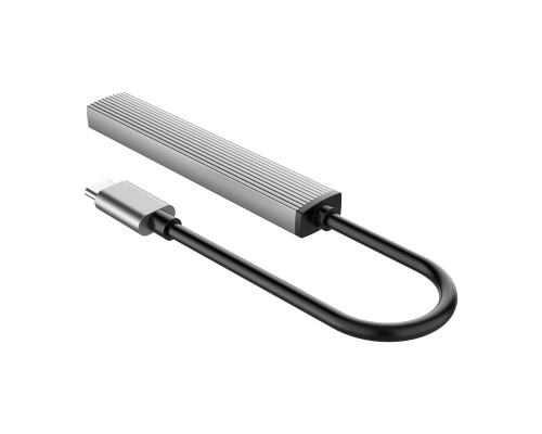 Концентратор Orico Type-C to USB3.0, 2xUSB2.0, TF (AH-12F-GY-BP) (CA913541)