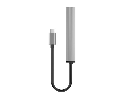 Концентратор Orico Type-C to USB3.0, 2xUSB2.0, TF (AH-12F-GY-BP) (CA913541)