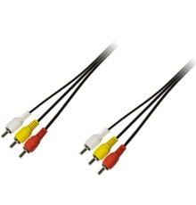 Кабель мультимедійний 3xRCA M to 3xRCA M 3.0m Piko (1283126473968)