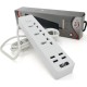 Мережевий фільтр живлення Voltronic TВ-Т08, 3роз, 4*USB White (ТВ-Т08-White)