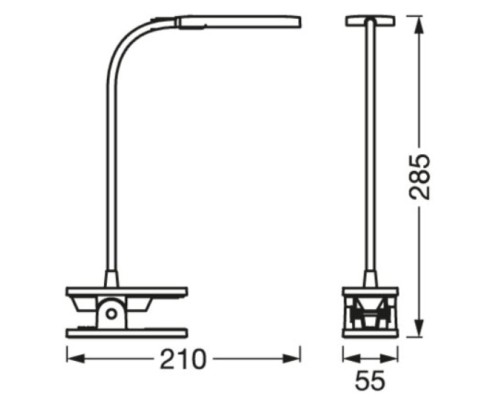 Настільна лампа LEDVANCE LED PANAN CLIP 5W 4000K (4058075747883)