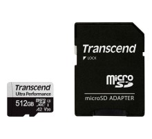 Карта пам'яті Transcend 512GB microSDXC class 10 UHS-I U3 A2 (TS512GUSD340S)