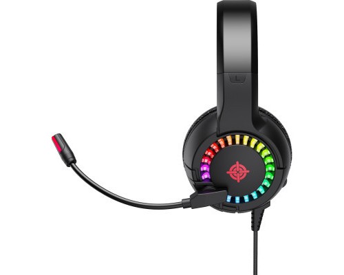 Навушники GamePro HS382 RGB Black/Red (HS382)