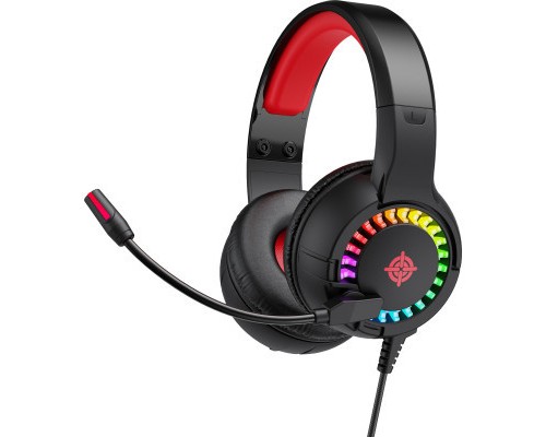 Навушники GamePro HS382 RGB Black/Red (HS382)