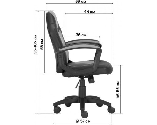 Крісло ігрове GT Racer X-1414 Gray/Black Suede (X-1414 Fabric Gray/Black Suede)