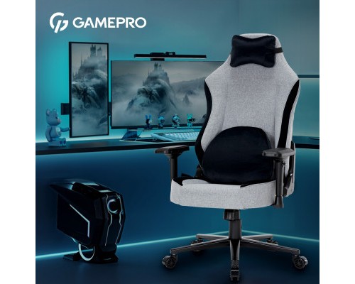 Крісло ігрове GamePro GC715DG Linen fabric Dark grey (GC715DG)