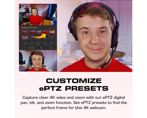 Веб-камера AVerMedia Live Streamer CAM PW513 4K Black (61PW513000AC)