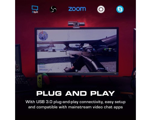 Веб-камера AVerMedia Live Streamer CAM PW513 4K Black (61PW513000AC)