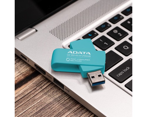 USB флеш накопичувач ADATA 64GB UC310 Eco Green USB 3.2 (UC310E-64G-RGN)