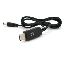 Кабель живлення USB to DC 5.5x2.5 9V 1.0m OEM (29866) Voltronic (KPFR/5-9)