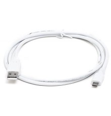 Дата кабель USB 2.0 AM to Micro 5P 0.6m Pro white REAL-EL (EL123500022)