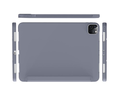 Чохол до планшета BeCover Tri Fold Soft TPU Silicone Apple iPad Pro 12.9 2020/2021/2022 Purple (711739)
