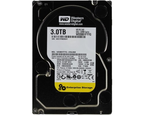 Жорсткий диск для сервера 3TB WD (WD3001FYYG)