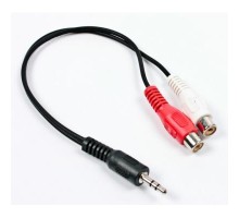 Кабель мультимедійний Jack 3.5mm папа/2RCA мама Cablexpert (CCA-406)