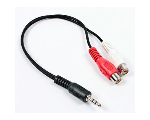 Кабель мультимедійний Jack 3.5mm папа/2RCA мама Cablexpert (CCA-406)