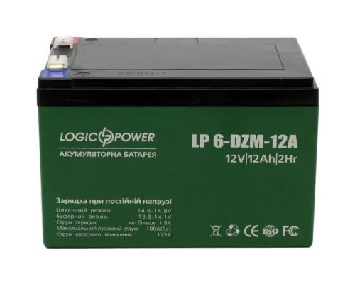 Батарея до ДБЖ LogicPower 12В 12 Ач (6-DZM-12) (3536)