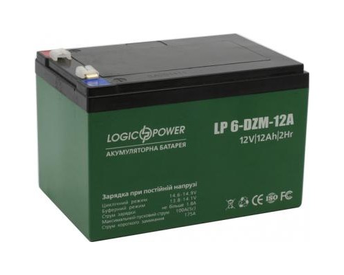 Батарея до ДБЖ LogicPower 12В 12 Ач (6-DZM-12) (3536)