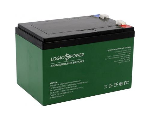 Батарея до ДБЖ LogicPower 12В 12 Ач (6-DZM-12) (3536)