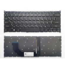 Клавіатура ноутбука Acer Swift SF314-41/SF314-52/SF314-53/SF314-55/SF514-51 черна з п (A46211)