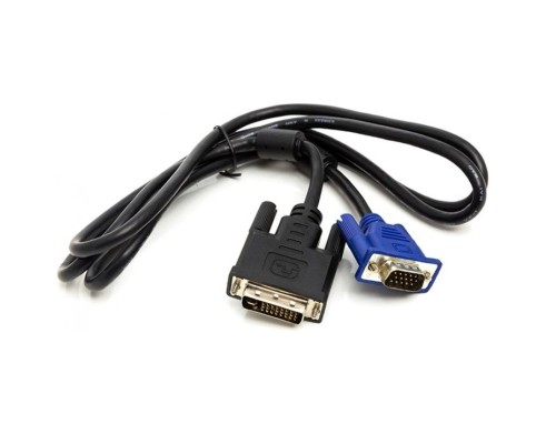 Кабель мультимедійний DVI-I (24+5) (M) to VGA (M), 1.0m PowerPlant (CA911981)