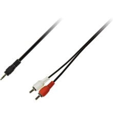 Кабель мультимедійний Jack 3.5mm M to 2xRCA M 3.0m Piko (1283126473906)