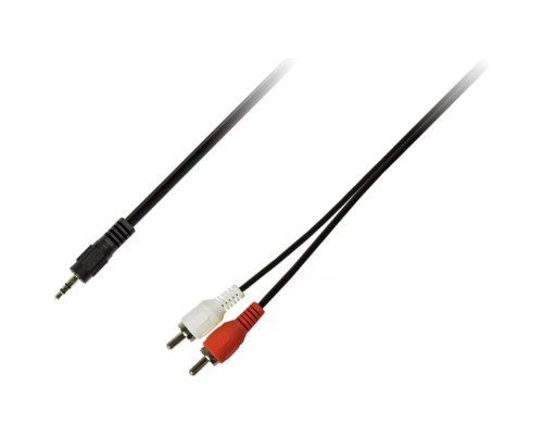 Кабель мультимедійний Jack 3.5mm M to 2xRCA M 3.0m Piko (1283126473906)