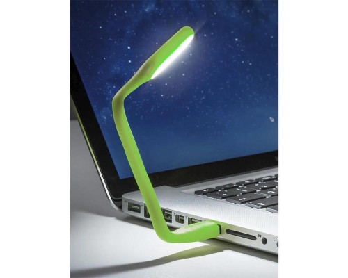 Лампа USB Optima LED, гнучка, 2 шт, зелений (UL-001-GR2)