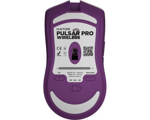 Мишка Hator Pulsar 2 PRO Wireless Lilac (HTM-534)