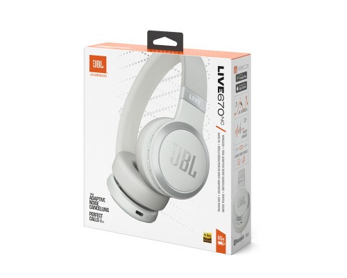 Навушники JBL Live 670 NC White (JBLLIVE670NCWHT)