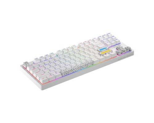Клавіатура Hator Rockfall 2 Mecha TKL Authentic Edition Aurum Milky Way Silent USB White (HTK-531)