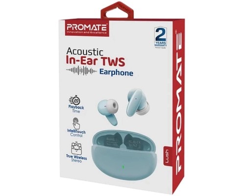 Навушники Promate Lush Blue (lush.blue)