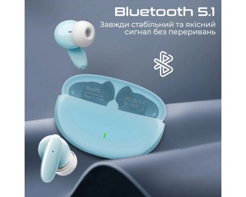 Навушники Promate Lush Blue (lush.blue)