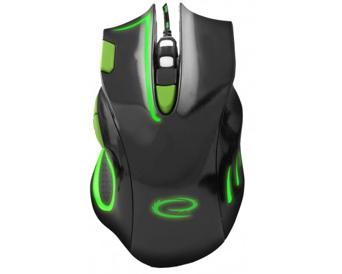 Мишка Esperanza MX401 Hawk black-green (EGM401KG)