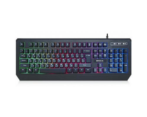 Клавіатура REAL-EL 7001 Comfort Backlit Black